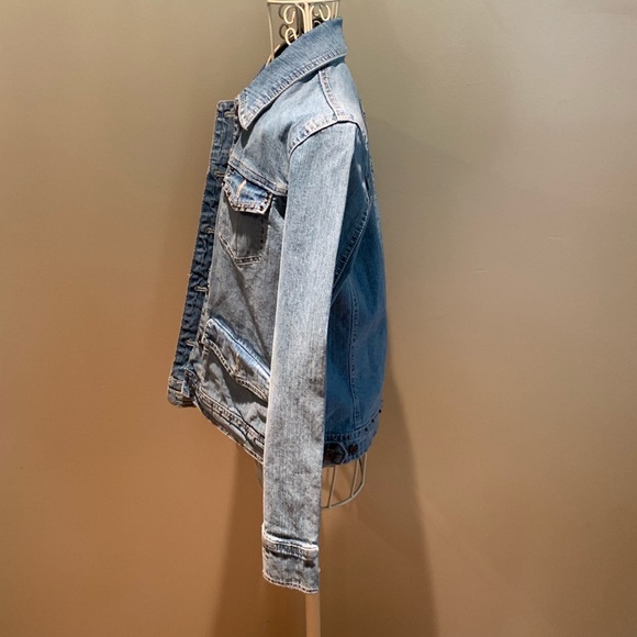 MADISON & MAX Denim Jacket with Appliqués - Picture 2 of 8